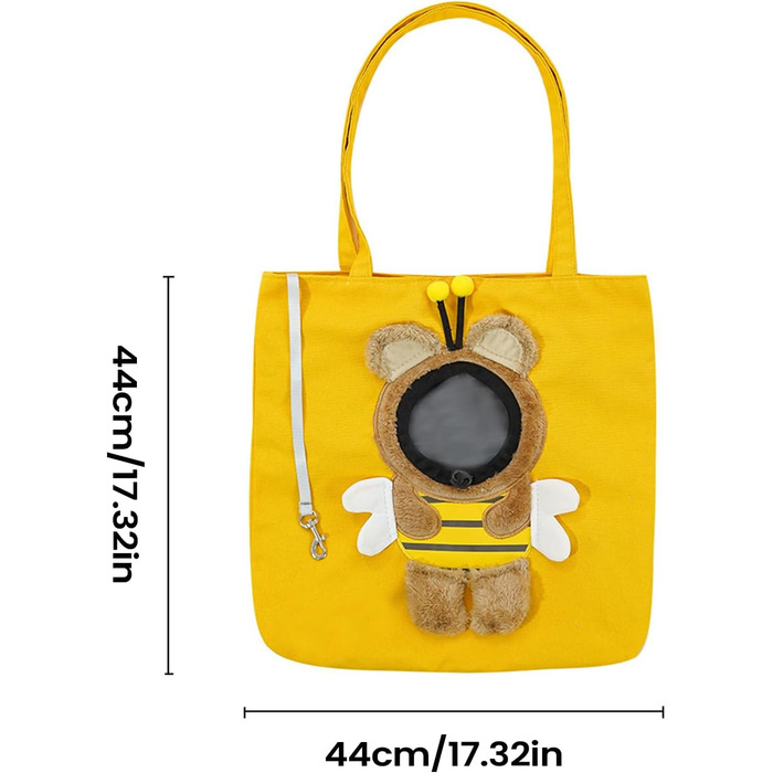 Сумка-переноска для собак Godpqiui у вигляді сумочки, мультяшна переноска для домашніх тварин - легка переноска для цуценят для прогулянок та подорожей | Для подорожей, походів, на відкритому повітрі, літака, кемпінгу, в приміщенні, взимку