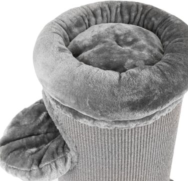 Котячий будиночок та когтеточка Olivia - антрацит, 40x40x100 см