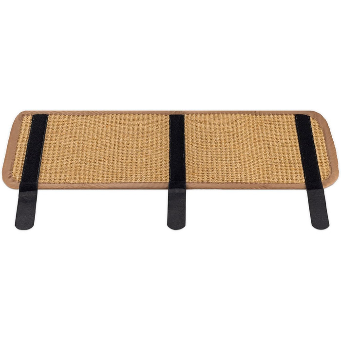 Натуральний килимок для дряпання котів Navaris з сизалю - захист столу від подряпин з липучкою - догляд за кігтями - захист меблів