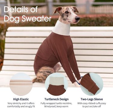 Пуловер для Віндгорн (Грейхаунд) IECOii: теплий, з високим коміром, з флісу, чорний, XS-XXL