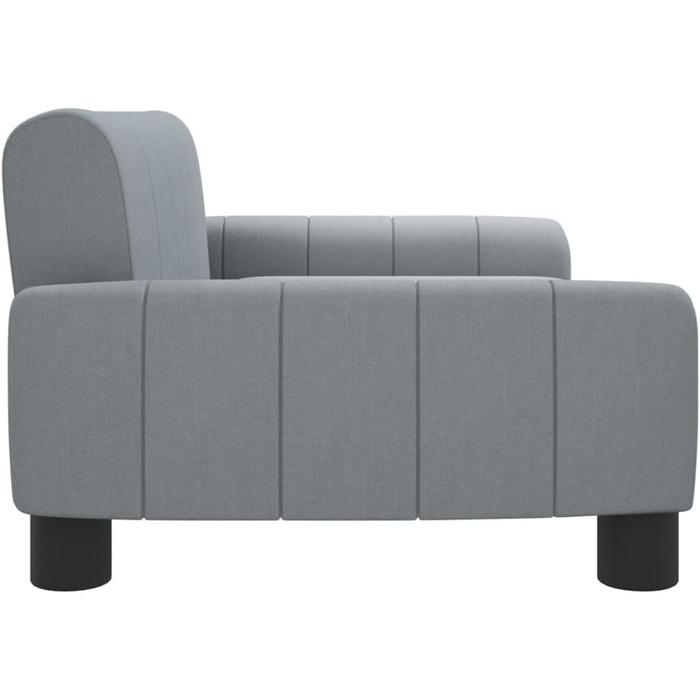 Крісло-лежанка для собак та котів, лежанка для домашніх тварин, 70x45x30 см, світло-сіра