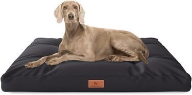 Килимок для собак Knuffelwuff Gatsby з оксфордської тканини, 110 x 89 см, чорний. Нековзна підкладка, легко чистити. Підходить для великих, середніх та малих собак. Розміри: 110 x 89 x 15 см