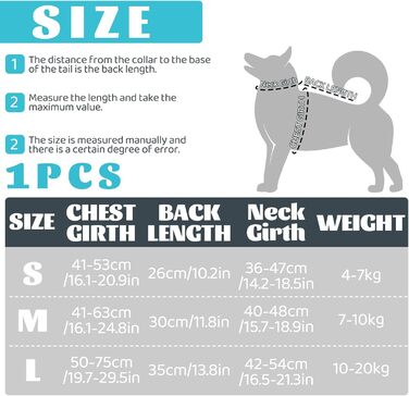 Жилет для плавання собак, жилет для тварин у вигляді акули, жилет для собак (S)