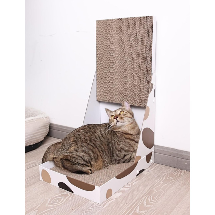 Котячий когтетопка ComSaf L-подібної форми, 64 см, з картону, для кішок, когтеточка, аксесуари для котів, когтеточки, котячі меблі