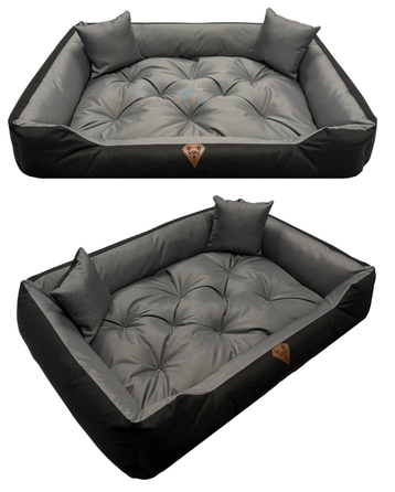Ліжко-канапа для собак Dogs 4 Life, чорна, 100 см x 75 см