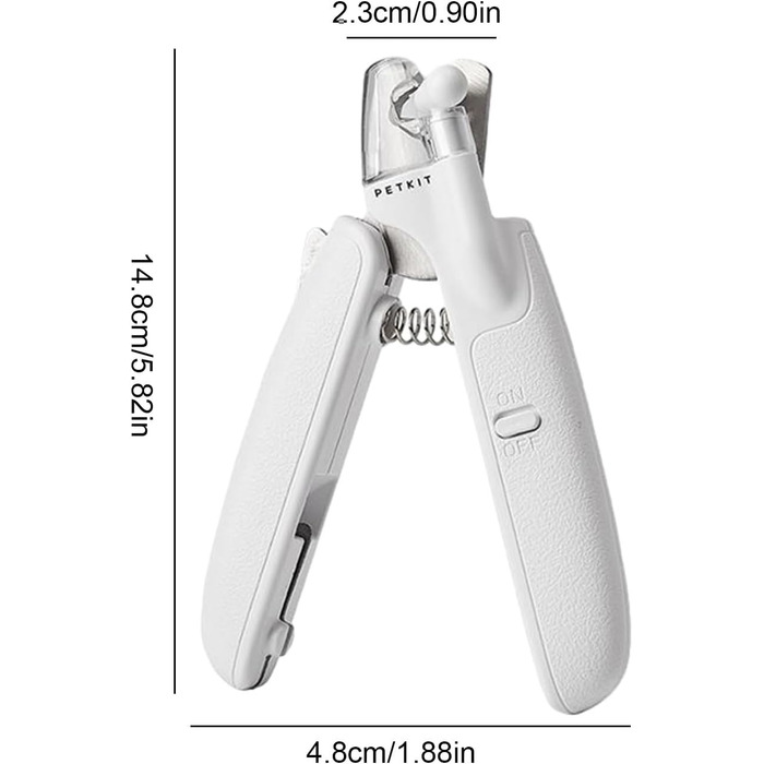 Тример для обрізання кігтів собак з підсвічуванням LED | Точний триммер для догляду за кігтями собак та котів | Для дому, подорожей та активного відпочинку