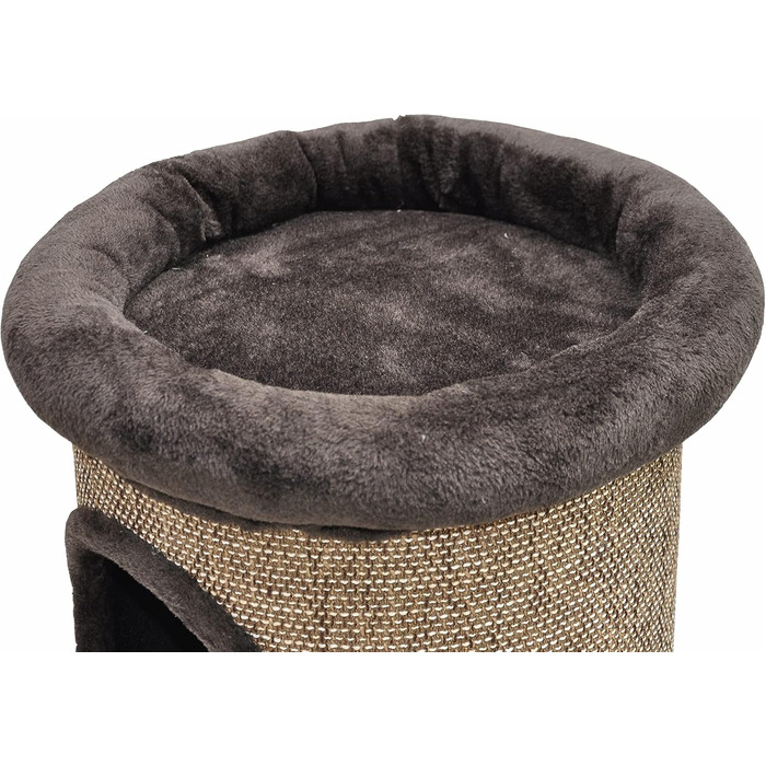 Котячий будиночок-крісло Nanook для великих котів XXL, крізь-будиночок, крізь-будиночок, котячий крізь-будиночок Simba, 105 см, коричневий