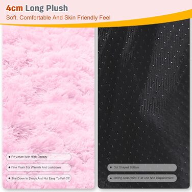 М'яке ліжко для собак Petcute, рожеве, 40x40 см - тепле, зручне, з неслизьким дном