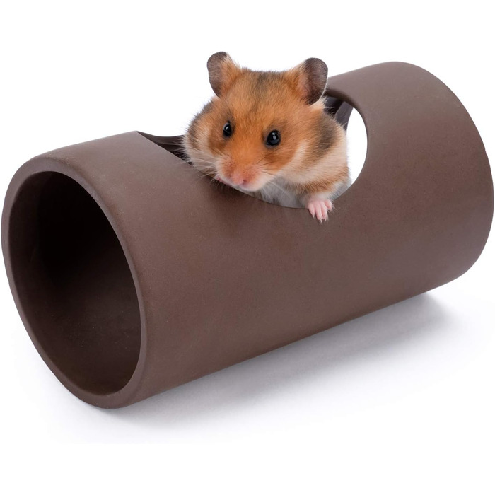 Тунель-притулок для хом'яків, мишей, щурів Niteangel Keramik (Великий)