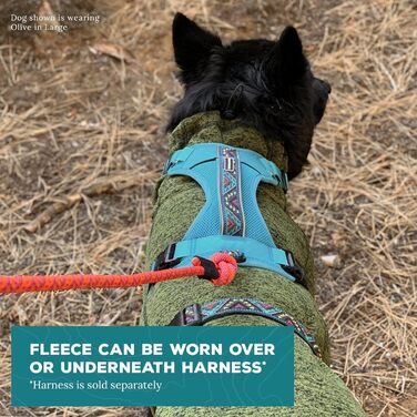 Куртка для собак Wilderdog з флісу та неопрену, сіра, розмір L
