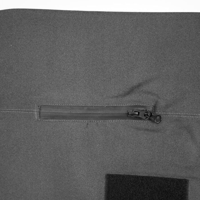 Водонепроникний жилет для собак Softshell з порталом для повідка та клямкою (S, Чорний)