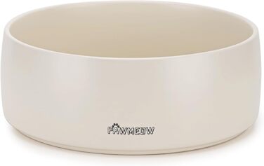 Керамічна миска для собак PawMeow 20,3 см бежева