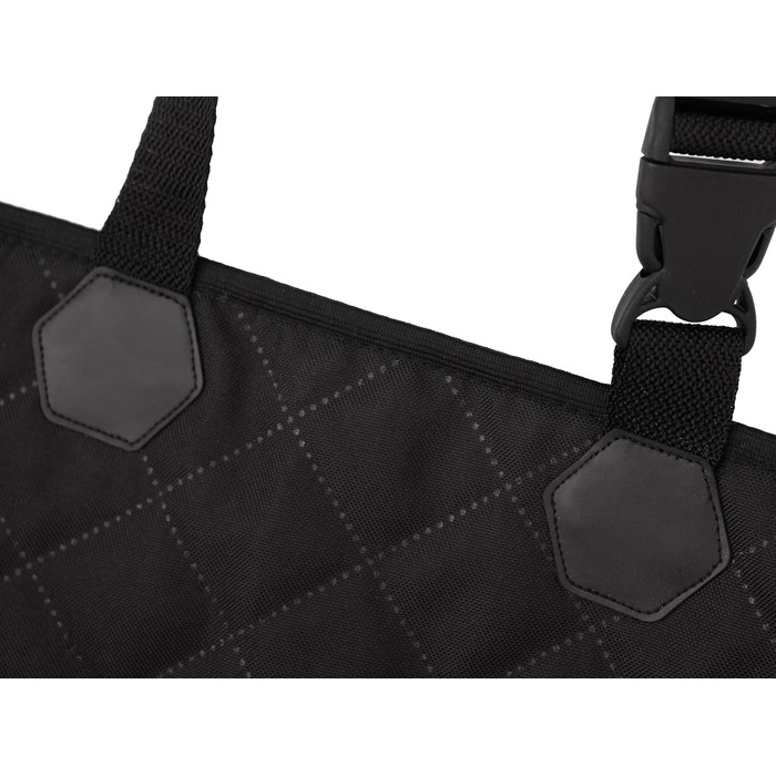 Автоматик для собак та котів: подушка-підстилка на заднє сидіння авто, переноска, лежанка, корзина, шлейка, 42x55 см (Чорний Оксфорд)