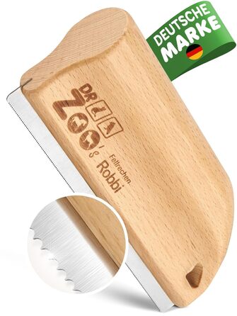 Дзеркало для коней Robbi – ефективний гребінь для зміни хутра – ідеально підходить для короткошерстих, підшерстка та догляду за конями – ергономічна щітка з нержавіючої сталі для легкого гребінню