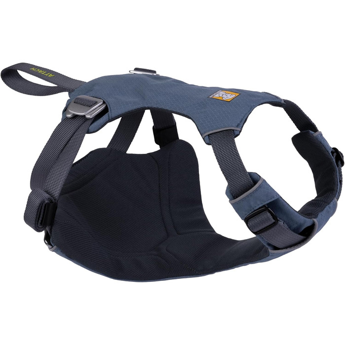 RUFFWEAR Load Up шлейка для собак, сіро-синя, розмір XXS, автомобільна, безпека в дорозі