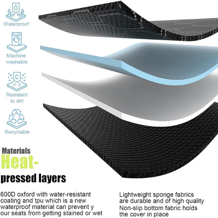 Підстилка для собак у машину з жорстким дном, захист сидіння, універсальна для авто, SUV, вантажівки