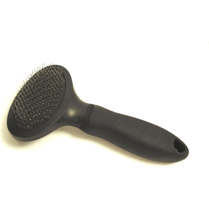 Зубна щітка для собак Miracle Coat Zupfbürste Hund Pinsel, чорна, маленька