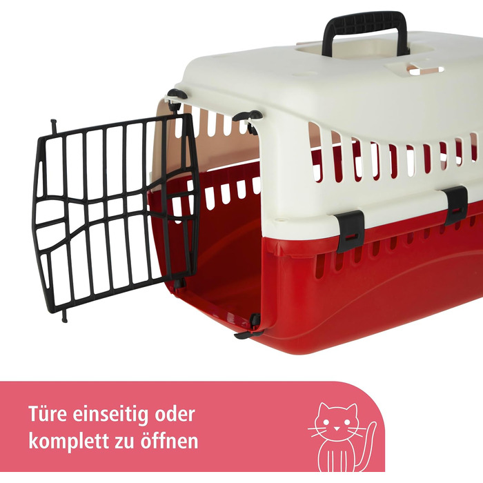 Транспортний бокс для тварин Kerbl Expedion: переноска для собак та котів, 45x30x30 см, пластик, до 10 кг