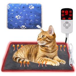 Обогреваемый коврик для кошек и собак, 45*70 см, з регулюванням температури та таймером