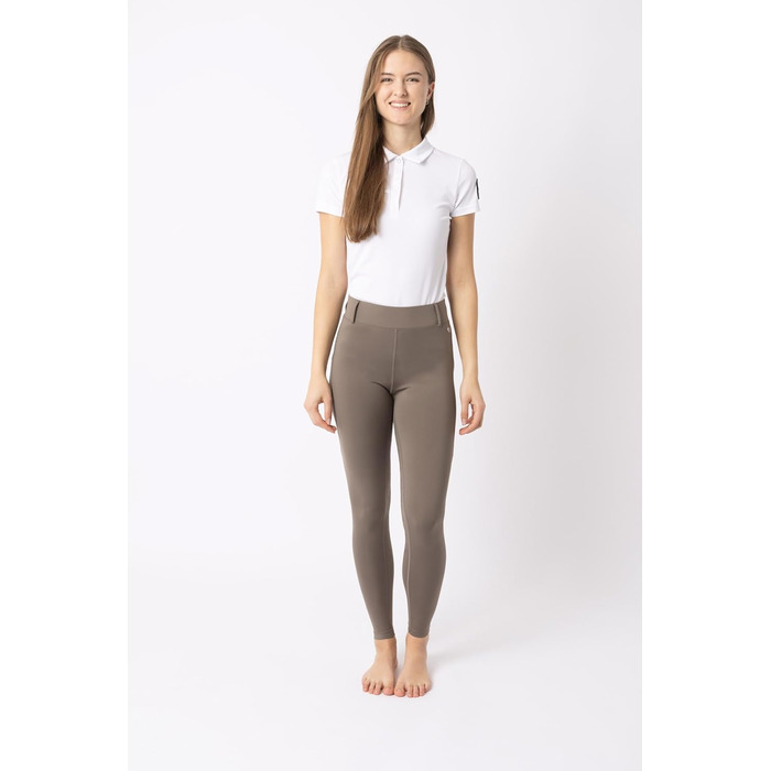 Легінси для верхової їзди HORZE Damen DEA, з повним сидінням та кишенею для телефону (32, Morel Brown)