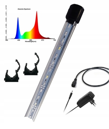 LED-освітлення для акваріума Full Spectrum, 3 кольори, 70 см