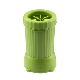 Автоматичний мийник лап для собак | USB-зарядний пристрій | Для середніх собак - для дому, прогулянок, цуценят, великих порід, зелений