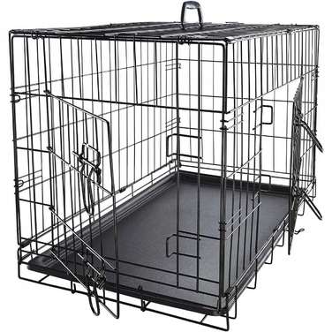 Клітка для великих собак Oh!dog зі сталі з порошковим покриттям, 56 x 90 x 63 см