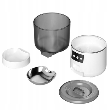 Автоматична годівниця для котів та собак з Wi-Fi, 4 л, дозатор для сухого корму