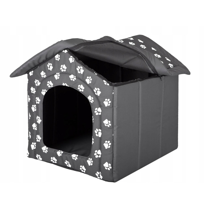 Буда для собак Doggy R4, м'який закритий будиночок-кожець для дому, 60x55x60 см