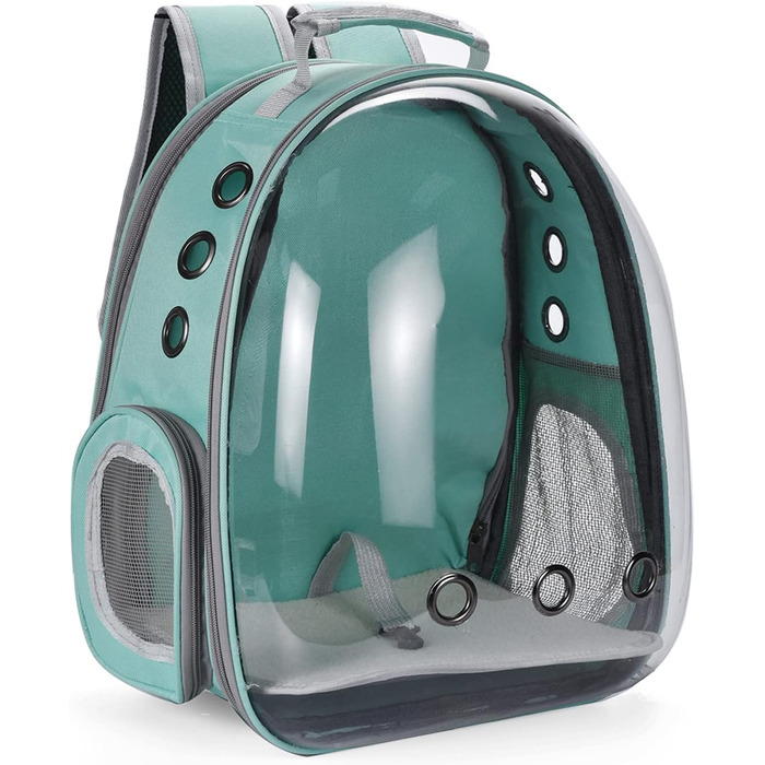 Рюкзак для тварин YUDOXN: переноска для собак та котів. Транспортний рюкзак Bean Green з подовженою спинкою