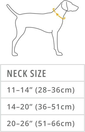 Собачий нашийник RUFFWEAR Top Rope, середній розмір, міцний і зручний, для прогулянок, базальтово-сірий, M (36–51 см)