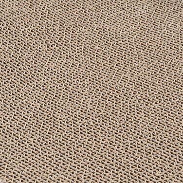 Котячий будиночок з гофрокартону з гофрокартону XXL 86 x 27 x 11,5 см, дизайн під дерево, хвиляста поверхня