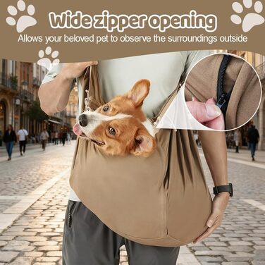 Транспортна сумка для собак і котів, до 20 кг, Khaki