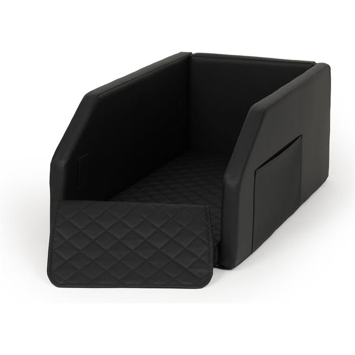 Автоматичне ліжко для собак у машину Velinda, 55x100 см, чорний колір