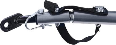 Причіп для велосипеда, переноска для собак, складна, до 40 кг, сірий, блакитний