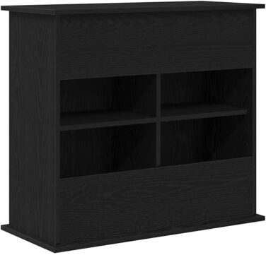 Тумба для акваріума vidaXL 81x36x73 см, ДСП, чорна дуб