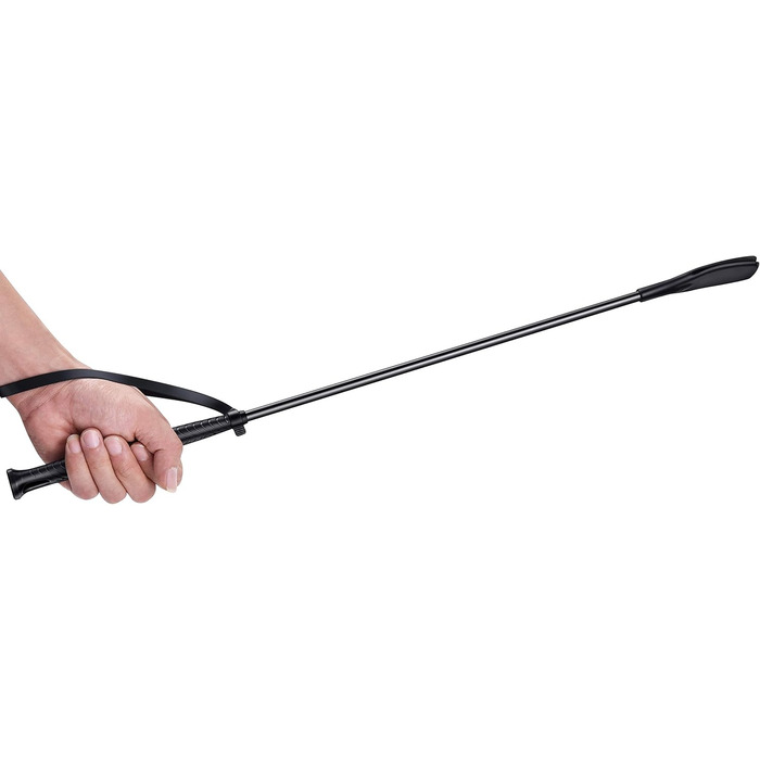 Плетена батіг для верхової їзди Sunland: плетений хлистик для стрибків та дрессірування, 58,4 см