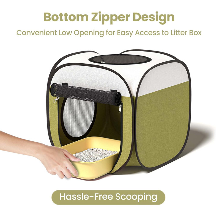 Переносний вольєр для котів та собак, водовідштовхувальний, міцний, для дому та вулиці, Pop-up, з сумкою, для подорожей та кемпінгу