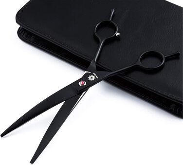 Набір професійних ножиць для грумінгу тварин Linker: 7 дюймів, плоскі та витончені леза, для собак, котів та інших тварин