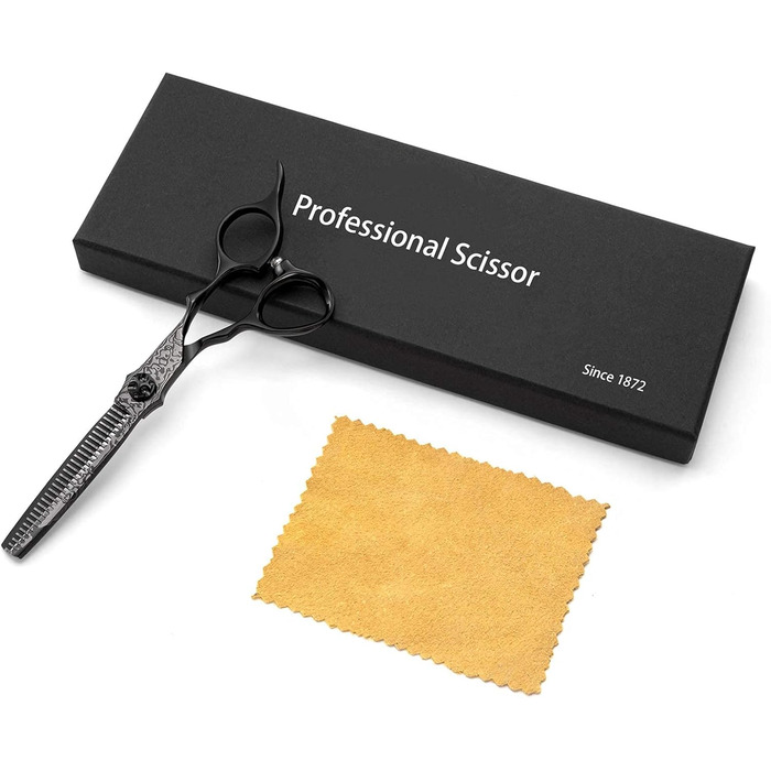 Професійні ножиці для волосся PURPLEBIRD 6 дюймів (ефільовані) з японської сталі 440C для жінок та чоловіків