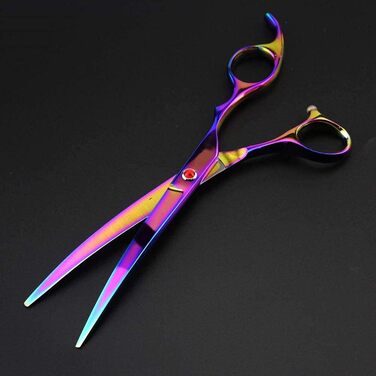 Набір професійних ножиць для грумінгу собак та котів, ножиці для стрижки, прямі та зігнуті, для цуценят