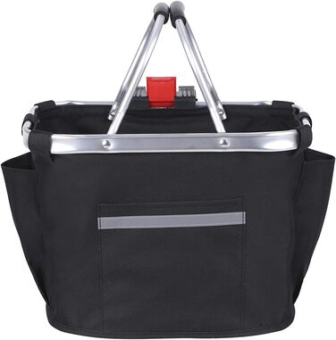 Фарбований кошик на кермо велосипеда Lixada з алюмінію (35 x 25 x 5 см)