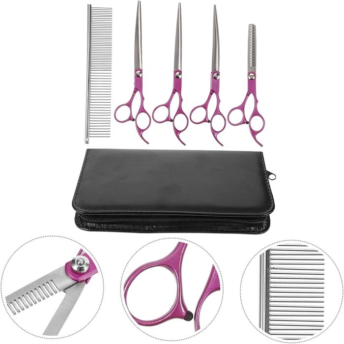 Професійні ножиці для грумінгу собак Milisten: високоякісні інструменти для догляду за шерстю собак та котів з нержавіючої сталі