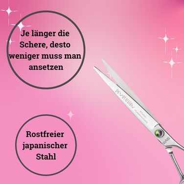 Професійна фреза для собак EHASO | 20 см | Пряма | Висока якість | Solingen