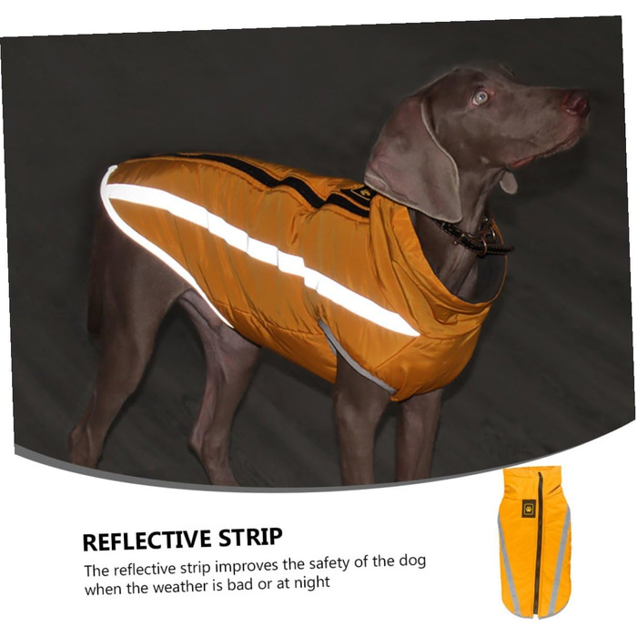 Жовтий дощовик для цуценят Hohopeti з міцного матеріалу, з підкладкою, для прогулянок у дощ