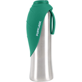 Пляшка для води для собак PupFlask 800/1200 мл, нержавіюча сталь, портативна поїлка для подорожей, герметична, для всіх порід
