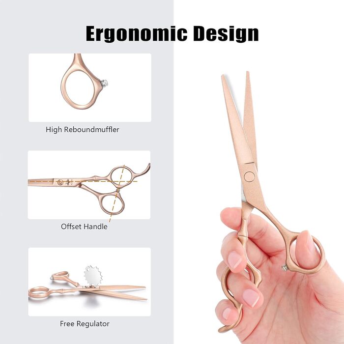 Професійний набір перукарських ножиць Haarschere: 6 дюймів, ножиці для проріджування, ножиці для текстурування, для чоловіків, жінок та дітей