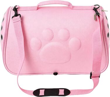 Трансформер-переноска для котів, рожева, M - зручна переноска для подорожей та повсякденних потреб