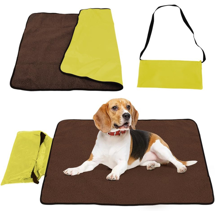 Водонепроникний килимок для собак та котів, 100x70 см (зелений)