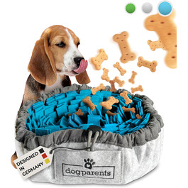 DOGPARENTS® нюхальний килимок для собак малих і великих, міцна синя іграшка-килимок для занять і пошукових ігор